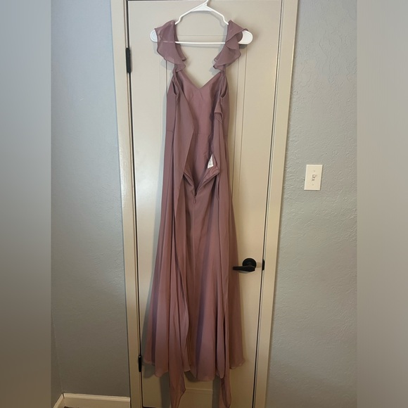 Azazie bridesmaid dress (Everette, Vintage Mauve, A4) no alterations - Picture 2 of 3
